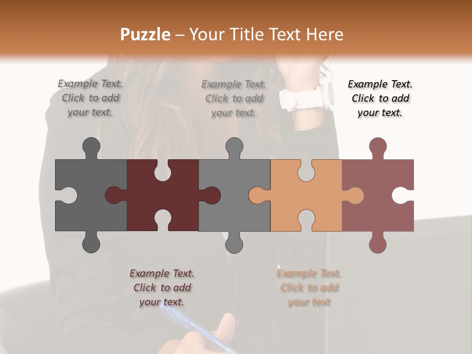 Suit Laptop Business PowerPoint Template