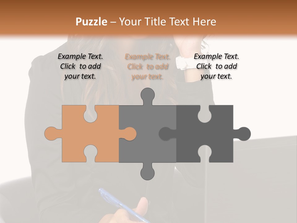 Suit Laptop Business PowerPoint Template