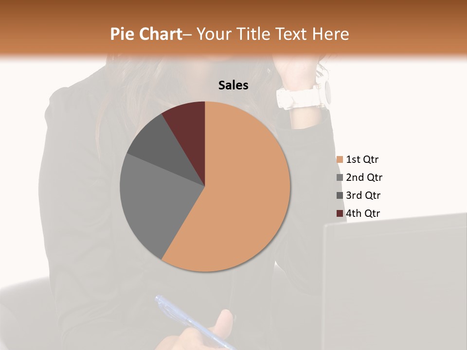 Suit Laptop Business PowerPoint Template