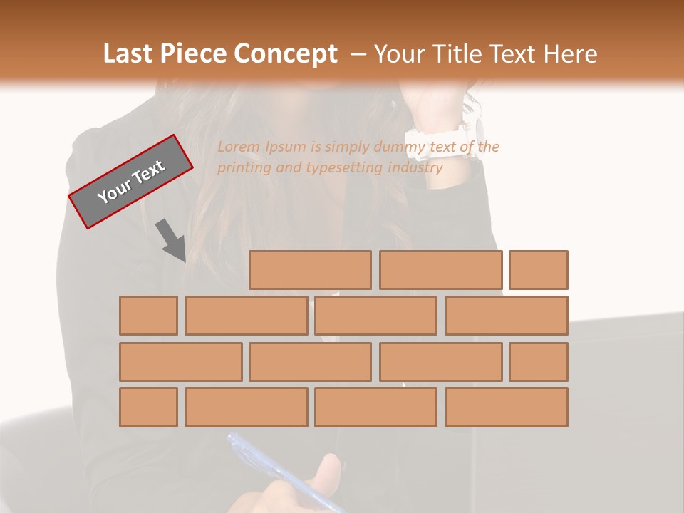 Suit Laptop Business PowerPoint Template