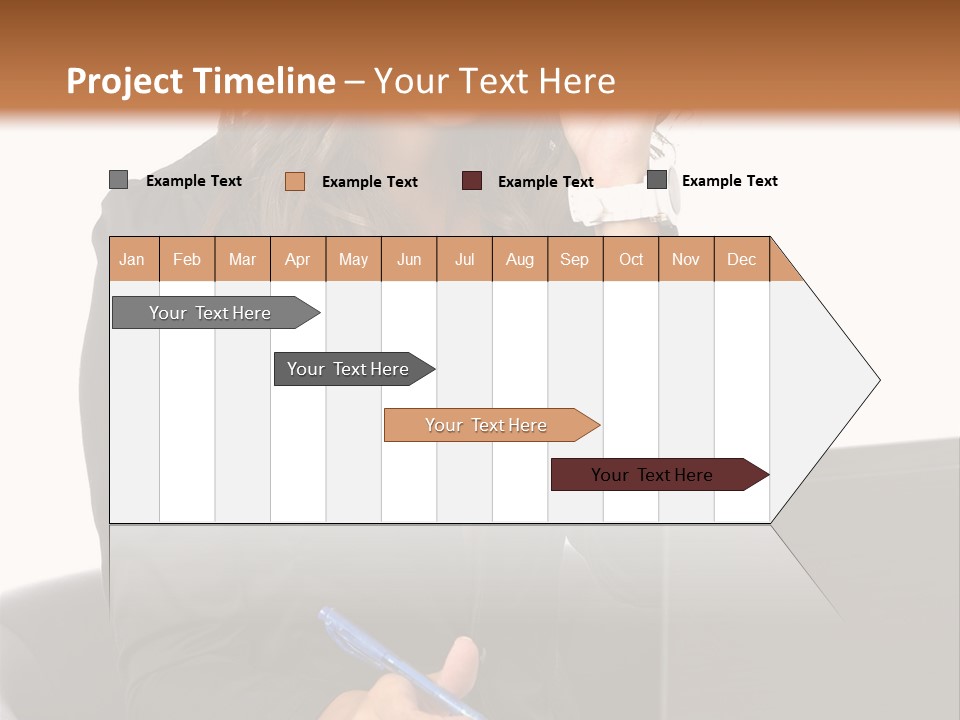 Suit Laptop Business PowerPoint Template