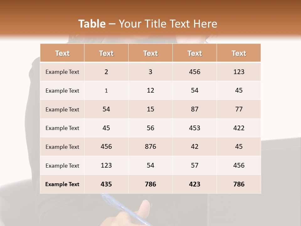 Suit Laptop Business PowerPoint Template