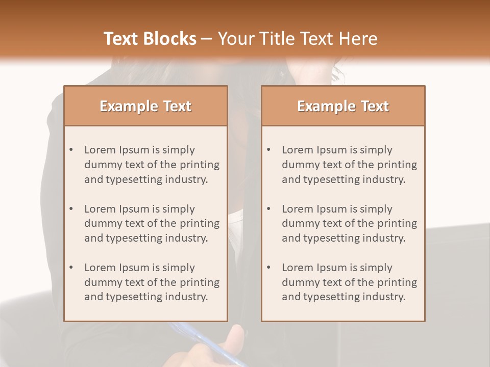 Suit Laptop Business PowerPoint Template
