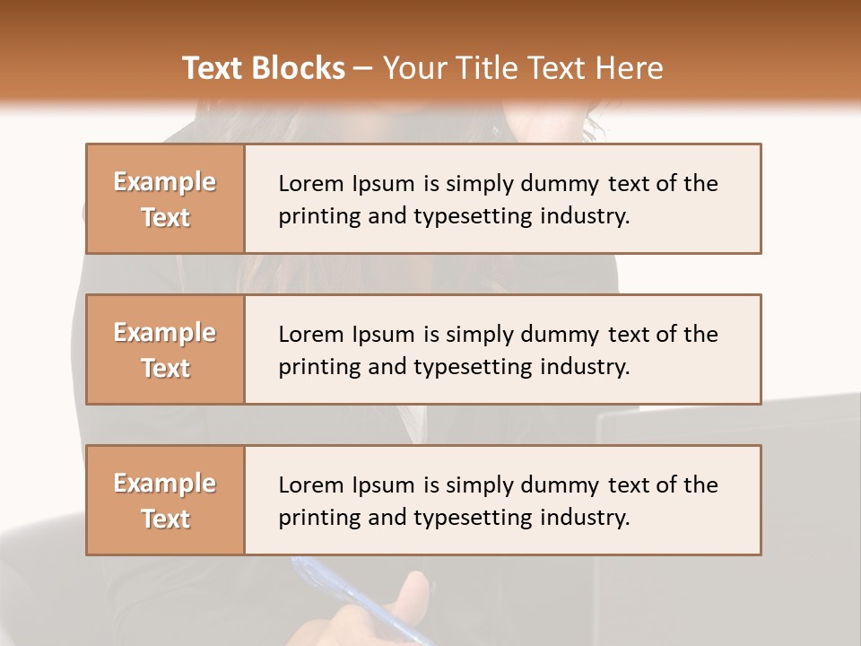 Suit Laptop Business PowerPoint Template