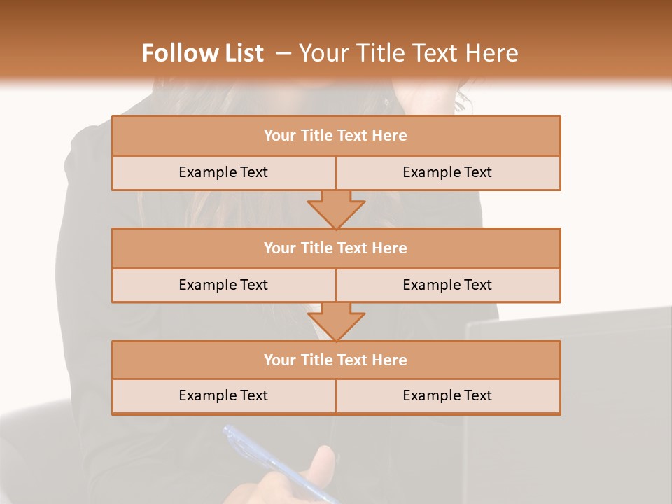 Suit Laptop Business PowerPoint Template