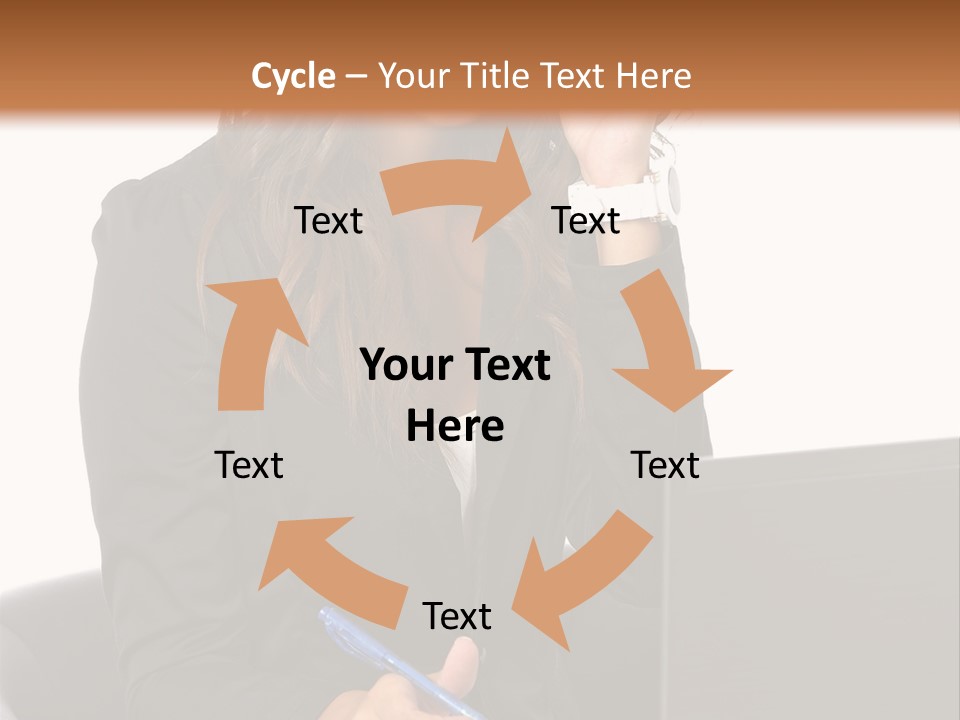 Suit Laptop Business PowerPoint Template