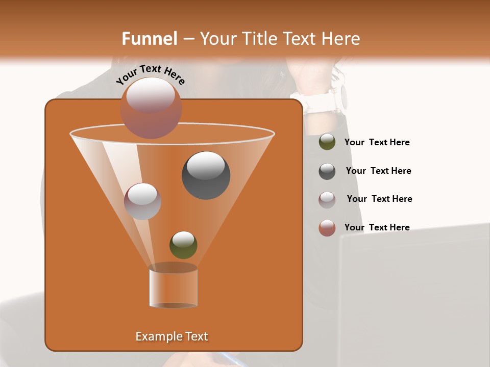 Suit Laptop Business PowerPoint Template