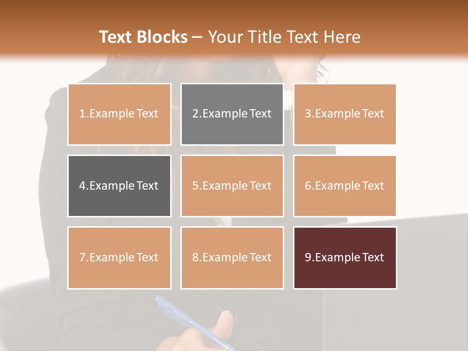 Suit Laptop Business PowerPoint Template