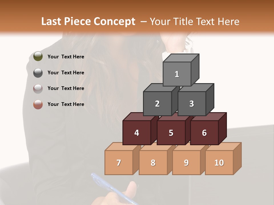 Suit Laptop Business PowerPoint Template