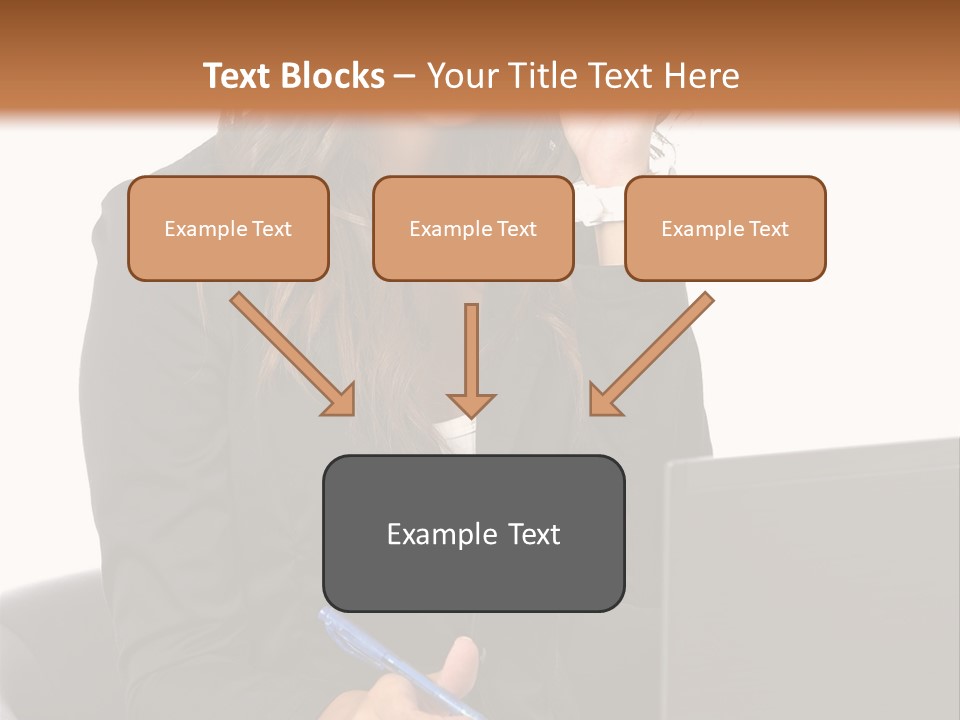 Suit Laptop Business PowerPoint Template