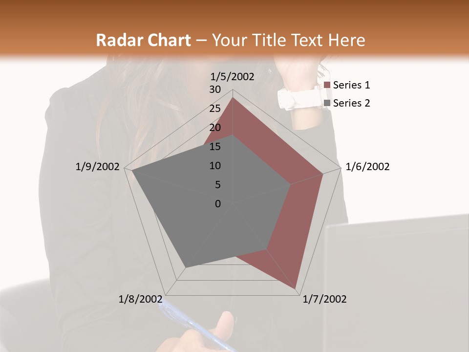 Suit Laptop Business PowerPoint Template