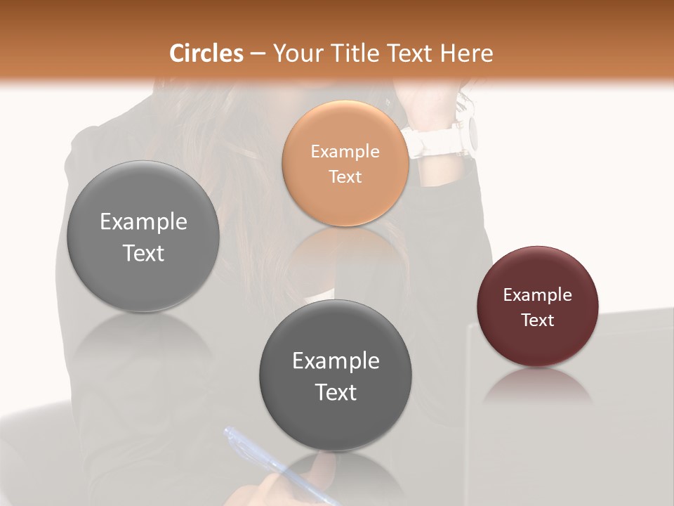 Suit Laptop Business PowerPoint Template