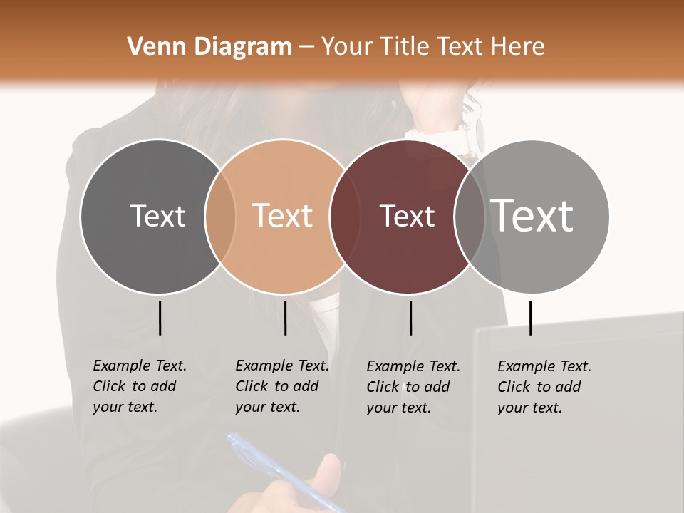 Suit Laptop Business PowerPoint Template