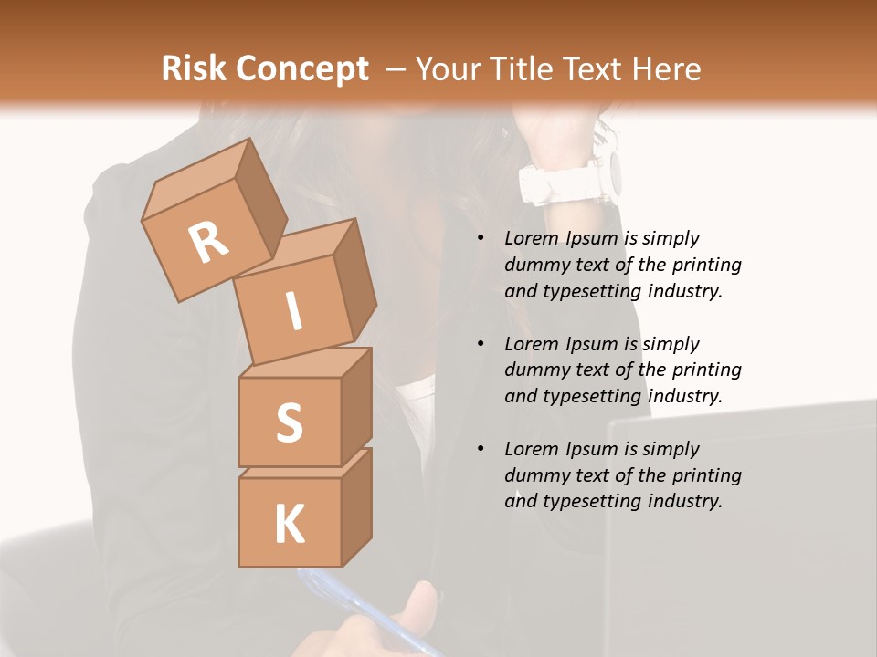 Suit Laptop Business PowerPoint Template