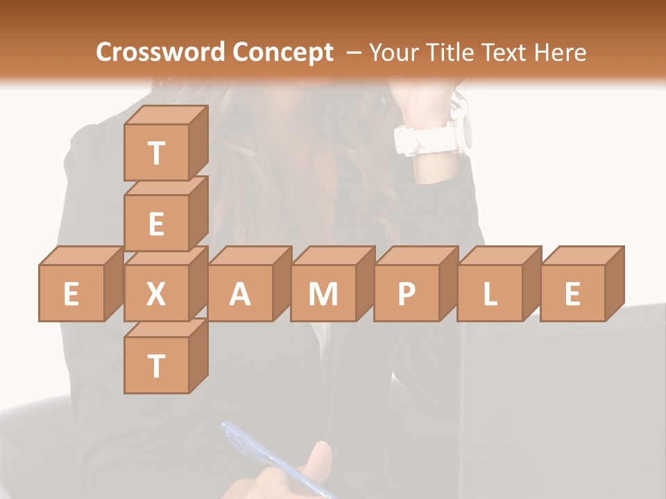 Suit Laptop Business PowerPoint Template