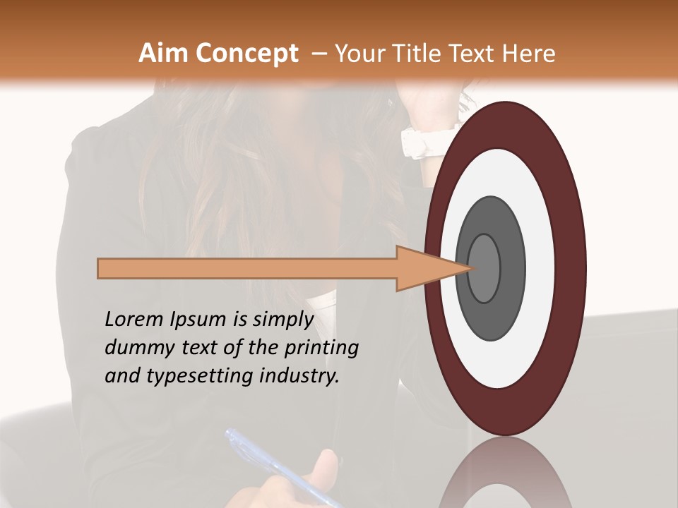 Suit Laptop Business PowerPoint Template