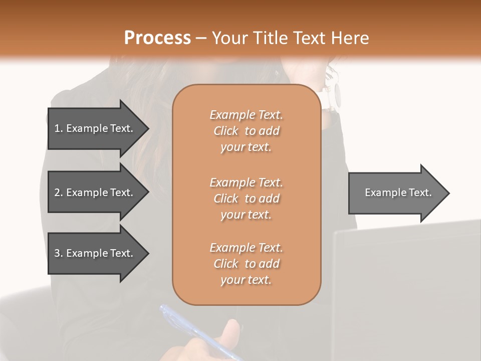 Suit Laptop Business PowerPoint Template