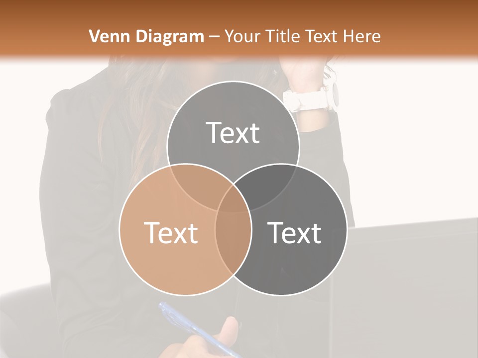 Suit Laptop Business PowerPoint Template