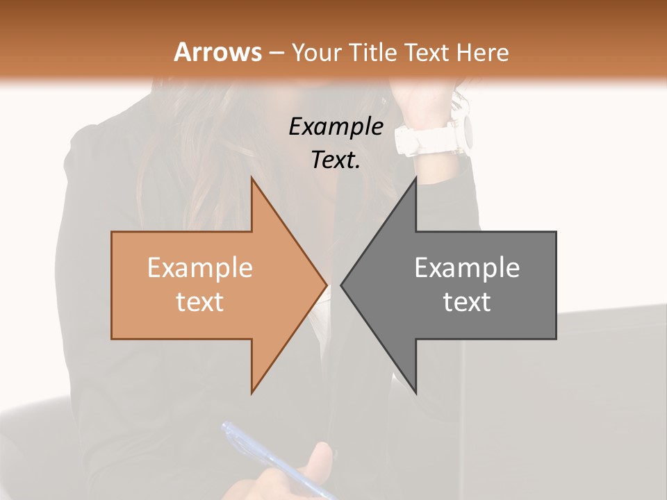 Suit Laptop Business PowerPoint Template