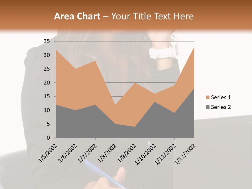 Suit Laptop Business PowerPoint Template