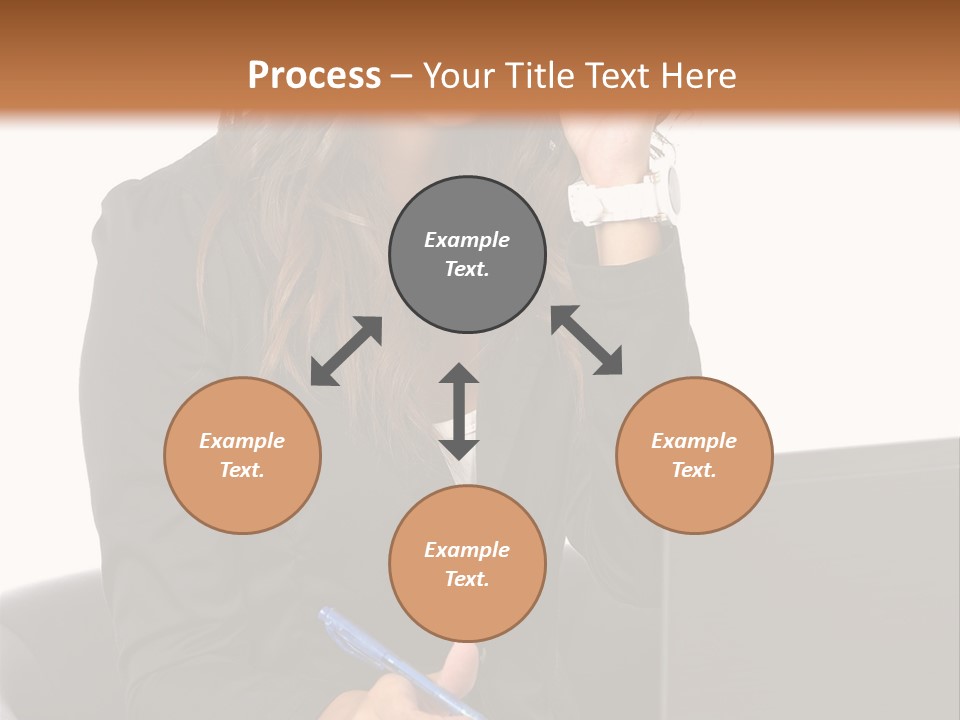 Suit Laptop Business PowerPoint Template