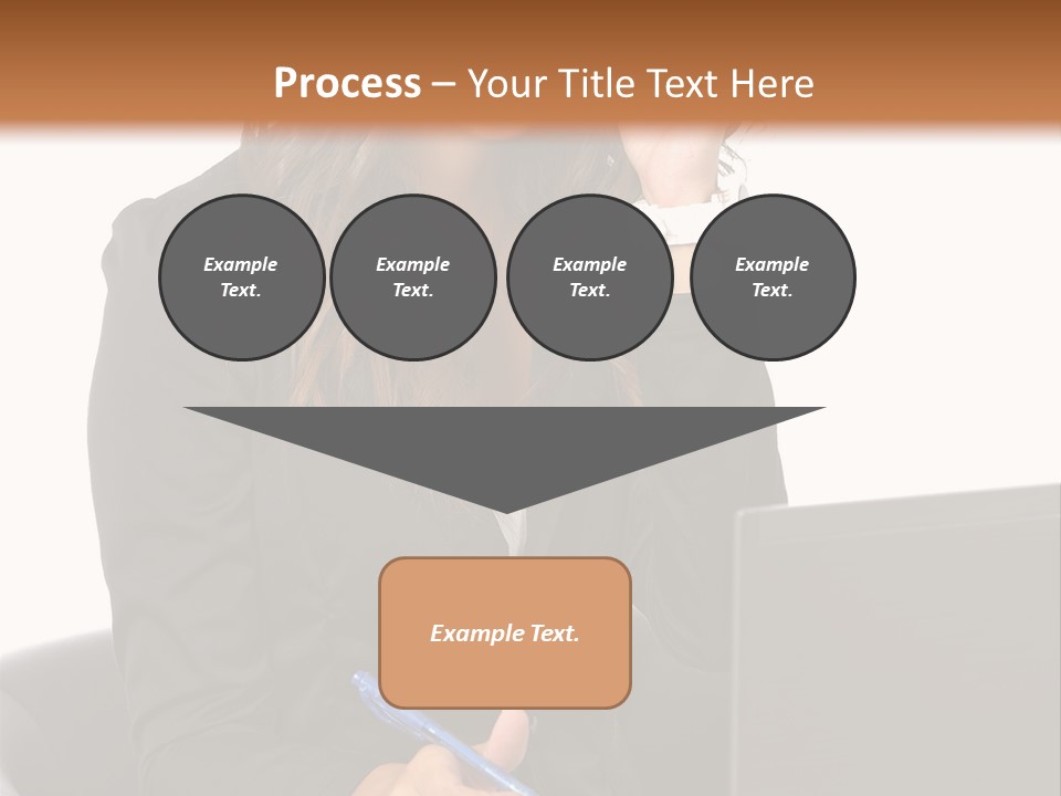 Suit Laptop Business PowerPoint Template