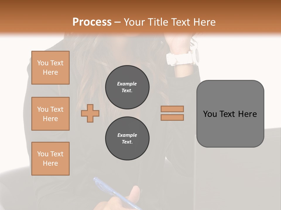 Suit Laptop Business PowerPoint Template