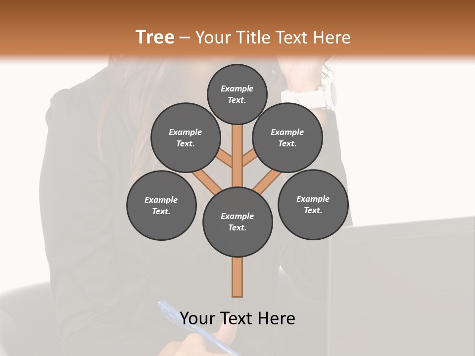 Suit Laptop Business PowerPoint Template