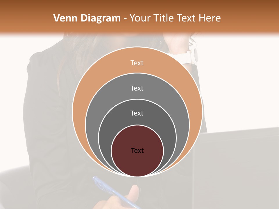 Suit Laptop Business PowerPoint Template