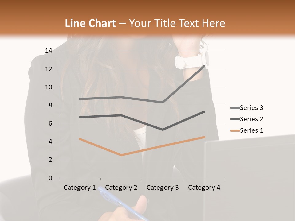 Suit Laptop Business PowerPoint Template