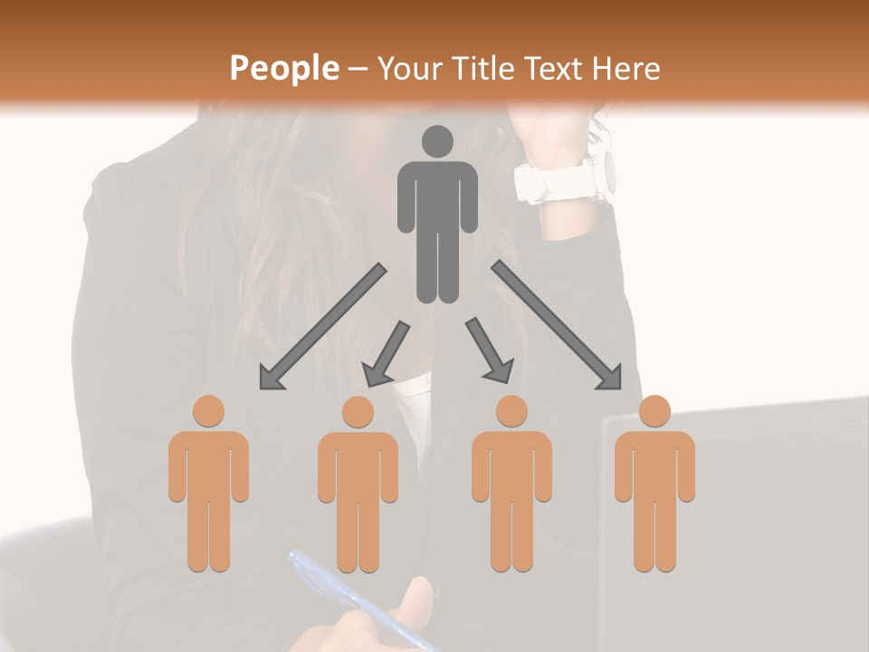 Suit Laptop Business PowerPoint Template