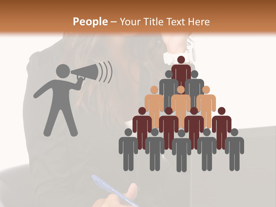 Suit Laptop Business PowerPoint Template