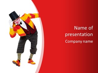 Party Salutation Toy PowerPoint Template