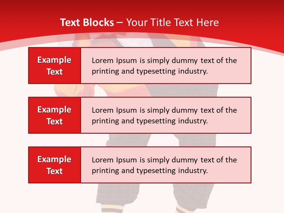 Party Salutation Toy PowerPoint Template