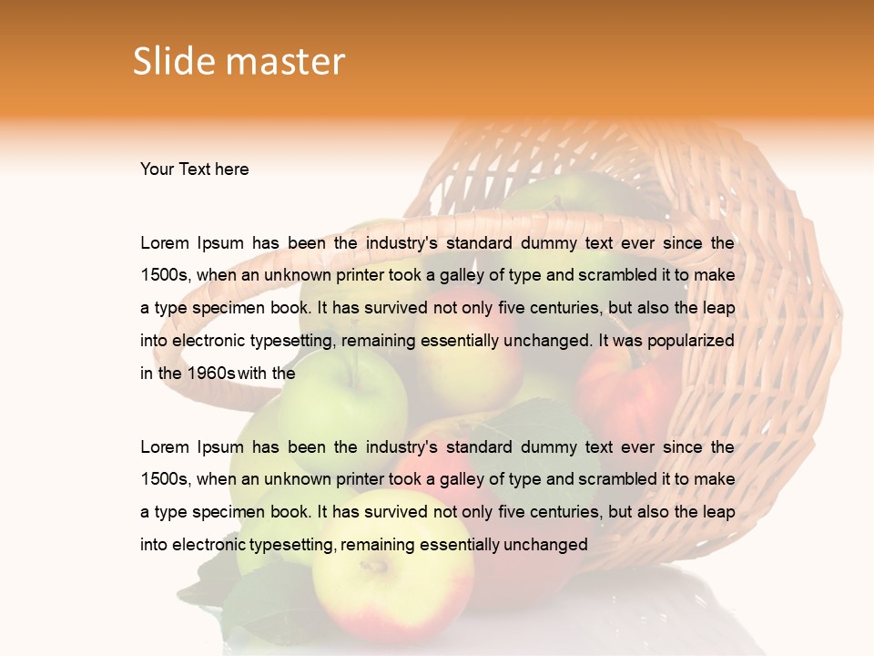 Autumn Juice Healthy PowerPoint Template