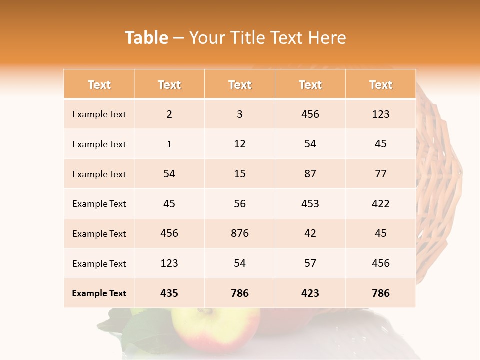 Autumn Juice Healthy PowerPoint Template