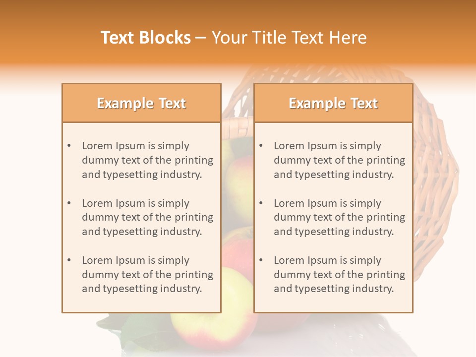 Autumn Juice Healthy PowerPoint Template