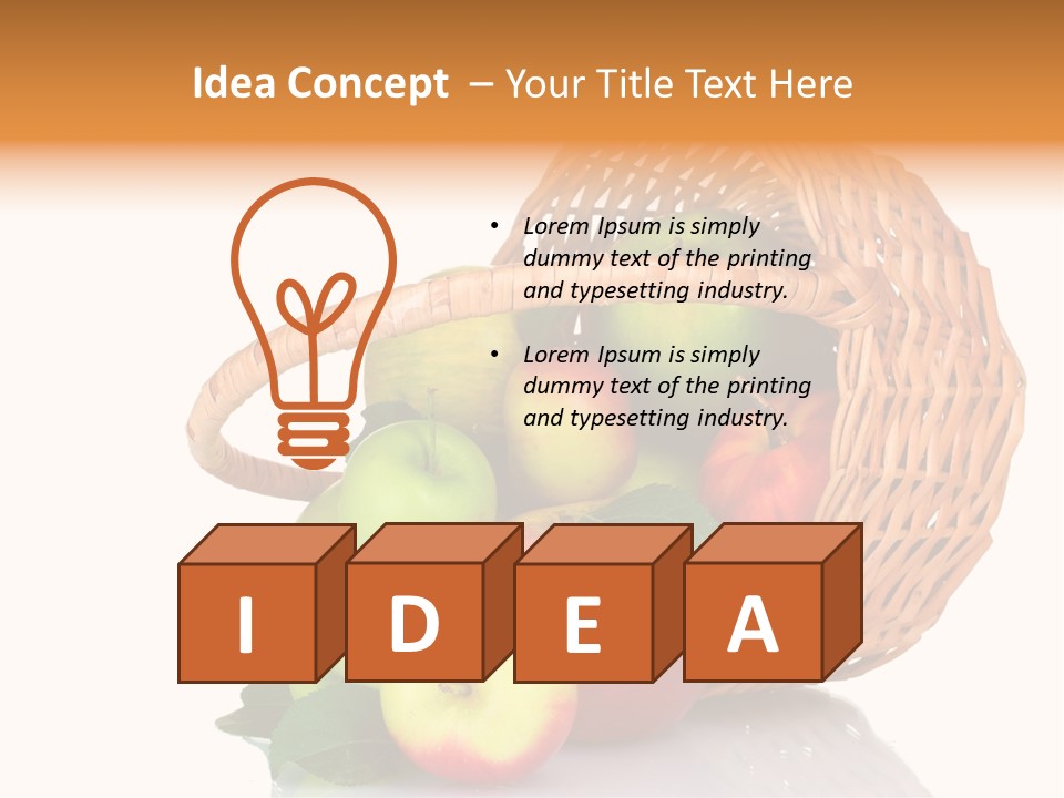 Autumn Juice Healthy PowerPoint Template