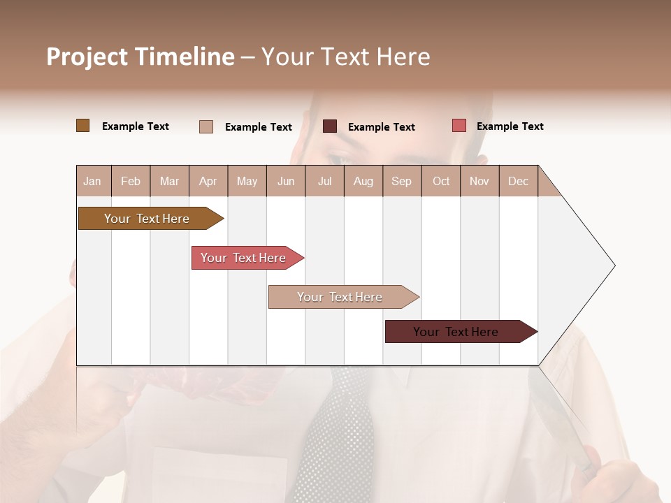Beef Bite Human PowerPoint Template