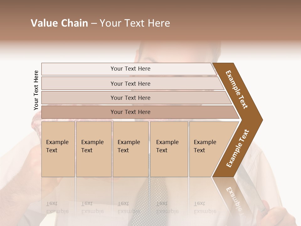 Beef Bite Human PowerPoint Template