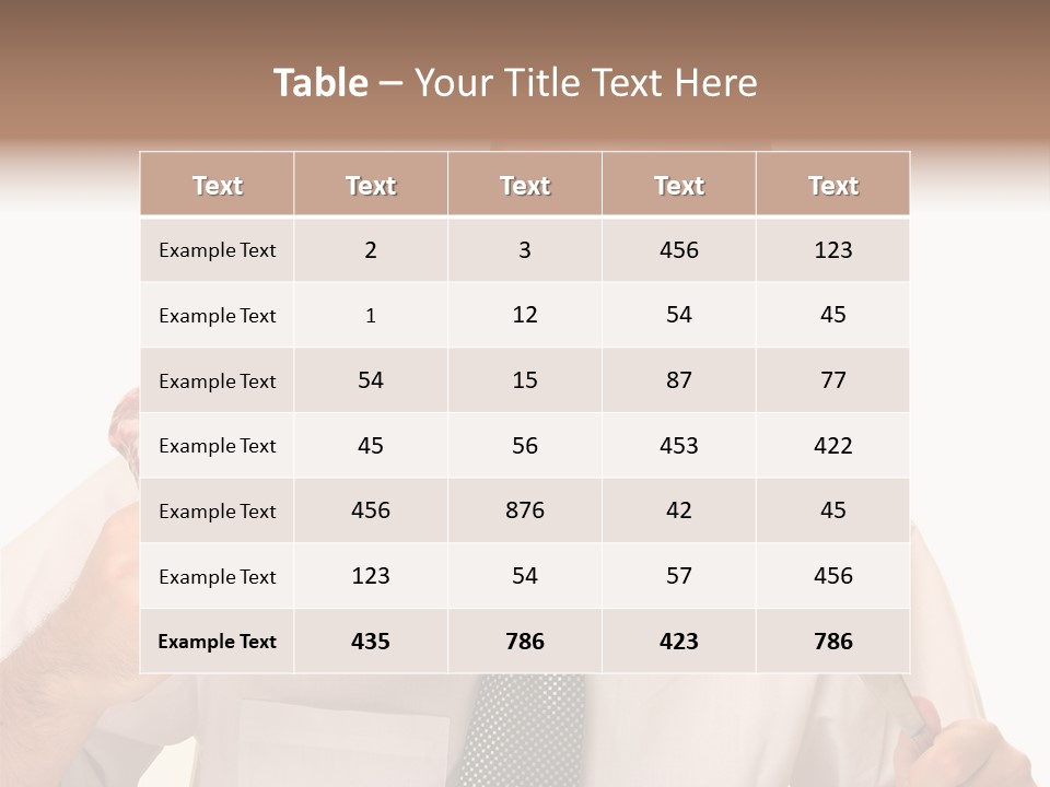 Beef Bite Human PowerPoint Template