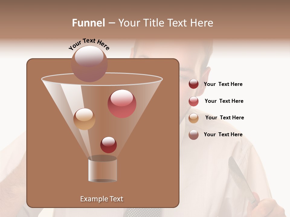 Beef Bite Human PowerPoint Template