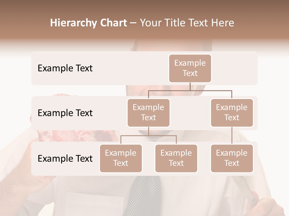 Beef Bite Human PowerPoint Template