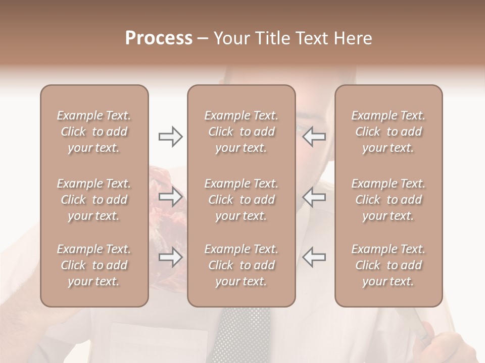 Beef Bite Human PowerPoint Template