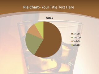 Liquor Drunk Cube PowerPoint Template