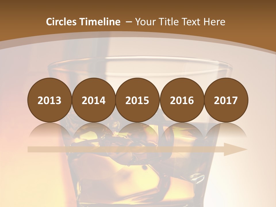 Liquor Drunk Cube PowerPoint Template