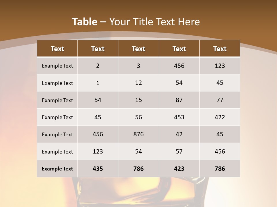 Liquor Drunk Cube PowerPoint Template