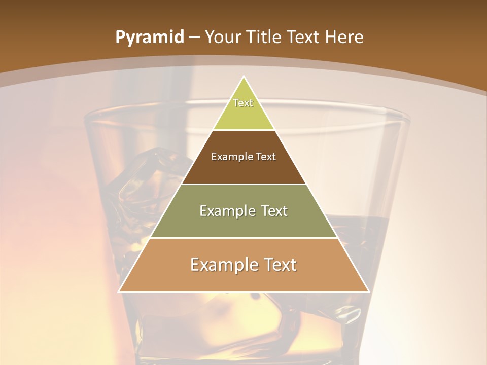 Liquor Drunk Cube PowerPoint Template