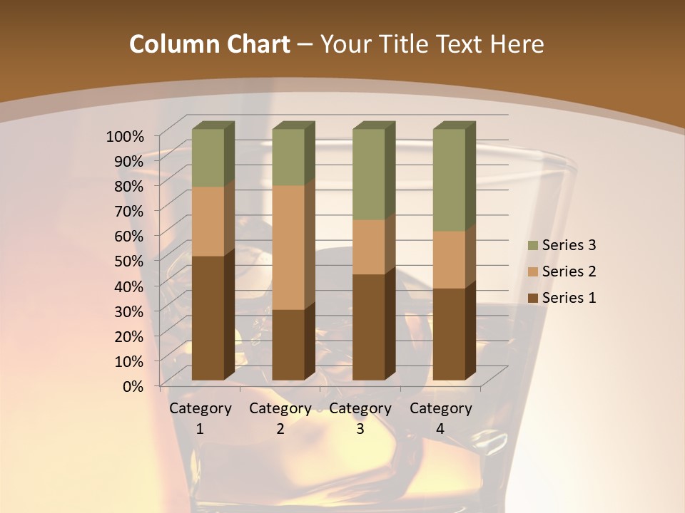 Liquor Drunk Cube PowerPoint Template