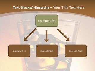 Liquor Drunk Cube PowerPoint Template